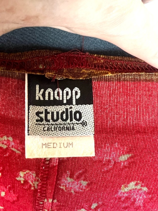 Knapp Studio red/orange stretch maxi M 117 - Picture 4 of 5